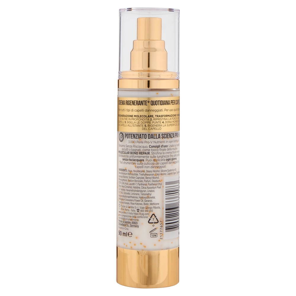 Pantene Pro-V miracles molecular Bond Repair Miracle Cream Senza Risciacquo 90 ml